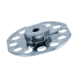 BN 55951 - Fastener with nut rounded corner head Ø 38 mm