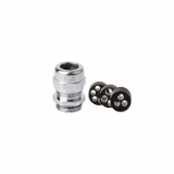 BN 22004 Cable glands with metric thread and sealing insert for installation of several cables