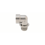 BN 22064 Elbows 90° with locknut with metric internal and external thread
