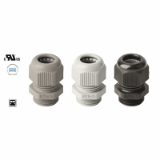 BN 22072 Cable glands with metric thread through self-extinguishing polyamide