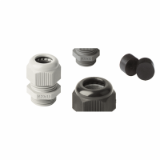 BN 22078 Cable glands with metric thread and sealing insert without bore hole