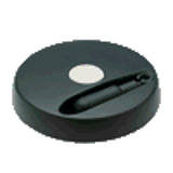 BN 14080 Solid handwheels with fold-away handle and black-oxide steel boss