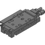 LCM-R - 複動 ストローク 調整可能 形(押出/引込)