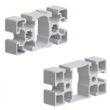 Modèle 94-33 - Profilé aluminium 45x90, formes B et M