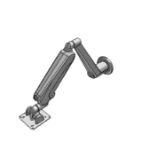 EV114-01 - Monitor Mount Height Adjusting Double Arms