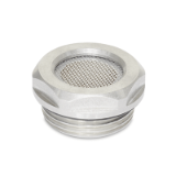 GN 7403 Breather Strainers, Stainless Steel , with Stainless Steel Mesh