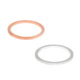 DIN 7603 Sealing Rings, for Threaded Plugs DIN 908, Copper / Aluminum