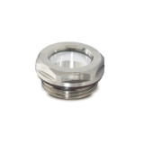 GN 743.5 Oil Sight Glasses, Stainless Steel, Resistant up to 180 °C