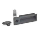 GN 731.5 - Latches with Gripping Tray, Operation with Socket Key, Form VDE with double bit