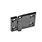GN 237 - Hinges, Zinc Die Casting, with extended hinge wings, Type A, 2x2 bores for countersunk screws