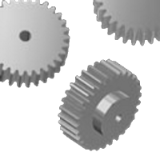 Cylindrical gears module 1