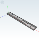 ZH25EU - Linear slide rail · 10 series · Light load type · Single section type