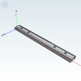 ZH25EU-1 - Linear slide rail · 10 series · Light load type · Two section type