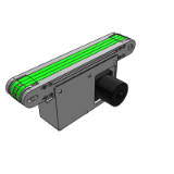 ZG03U-V - Precision conveyor / width specified type /intermediate drive three groove profile (pulley diameter 50mm)