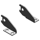 Mounting Brackets - Steel - two-piece, pivoting