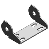 Mounting Brackets - Steel - One end pivoting
