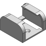 Mounting brackets, polymer - one-piece