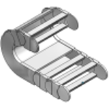 Series 3838 - Crossbars every link (crossbars removable along the inner and outer radius)