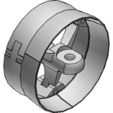 Chain link - Enclosed design with snap-lock mechanism