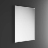 RESIA FRAME - Miroir avec corniche en acier inoxydable