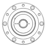 RGU1610A-C100_14 - Input shaft hole diameter-14