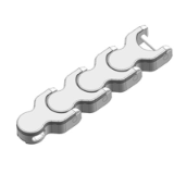 1701Y - 硬化钢表面龙骨链
