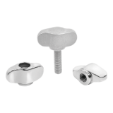 06652-10 inch - Galletti "Miniwing" in acciaio inox
