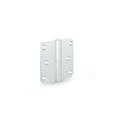 1473727 - Lift-off hinges 80 x 80 mm - stainless steel with 6 holes