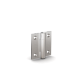 5213710 - Square hinges with no offset leaf and riveted pin - with 4 holes