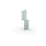 1214283 - Lift-off hinges in aluminium profile with a stainless steel pin