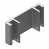 Cable duct cover 40 - MB - Standard alu profiles