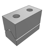ADE03 定位块-平底型V型槽-加长型