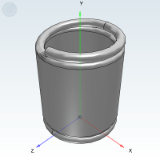 AUM/AUH 圆线螺旋弹簧-外径基准型（不锈钢）允许位移量L×（28~30）%