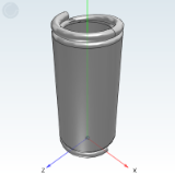 AVUM/AVUL/AVUF/AVUR 圆线螺旋弹簧-内径基准型（不锈钢）允许位移量L×（35~60）%