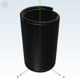 AWR 圆线螺旋弹簧-外径基准型（弹簧钢）允许位移量L×75%
