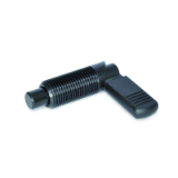 GN 612 - Cam Action Indexing Plungers, Lock-Out Type, With Plastic Sleeve, Without Lock Nut Inch