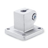 GN 162 - Base Plate Connector Clamps, Aluminum, with screw, stainless steel, Inch
